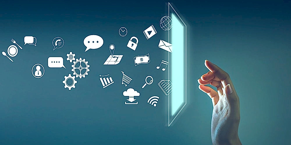 dijital pazarlama araçları illustrasyon